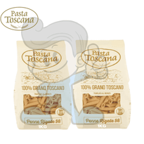 Pasta Toscana 100% Grano Toscano Penne Rigate 98 (2 X 1Kg) Groceries