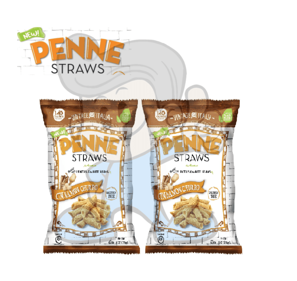 Penne Straws Cinnamon Churro (2 X 6Oz) Groceries