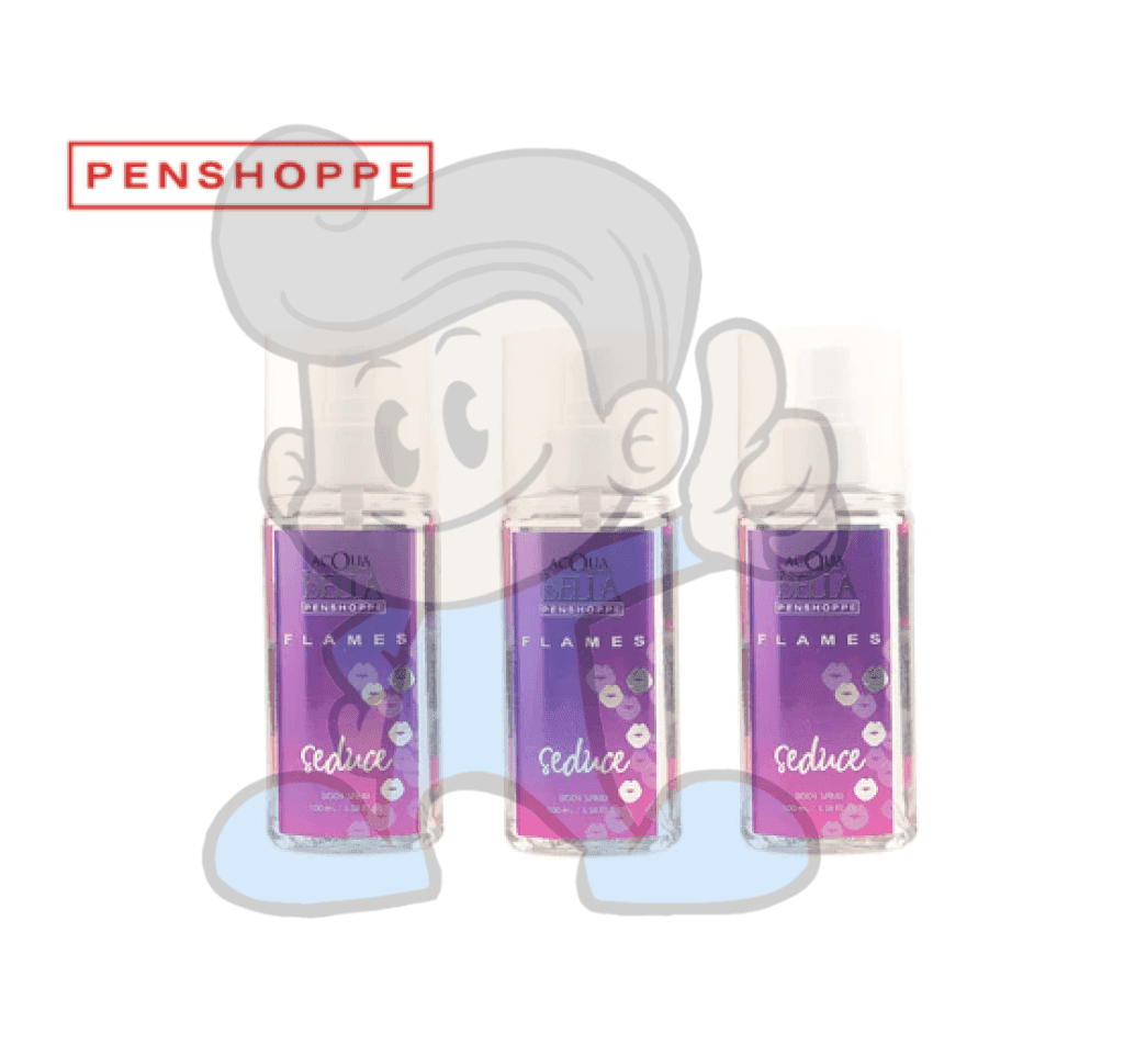 Penshoppe Acqua Bella Flames Seduce Fragrance (3 X 100Ml) Beauty