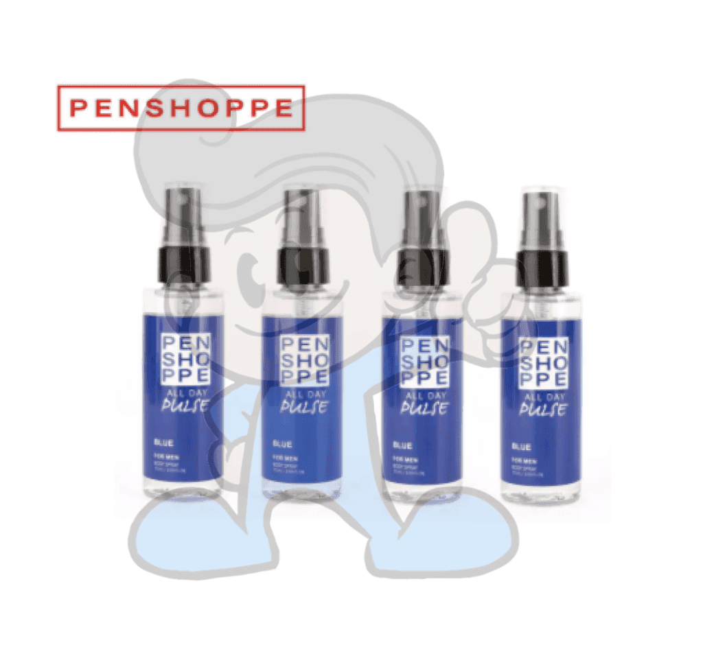 Penshoppe All Day Pulse Body Spray For Men (4 X 75Ml) Beauty