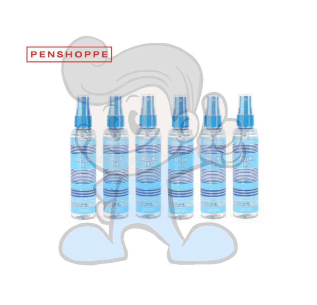 Penshoppe Days Like This Blue Body Mist For Men (6 X 55Ml) Beauty