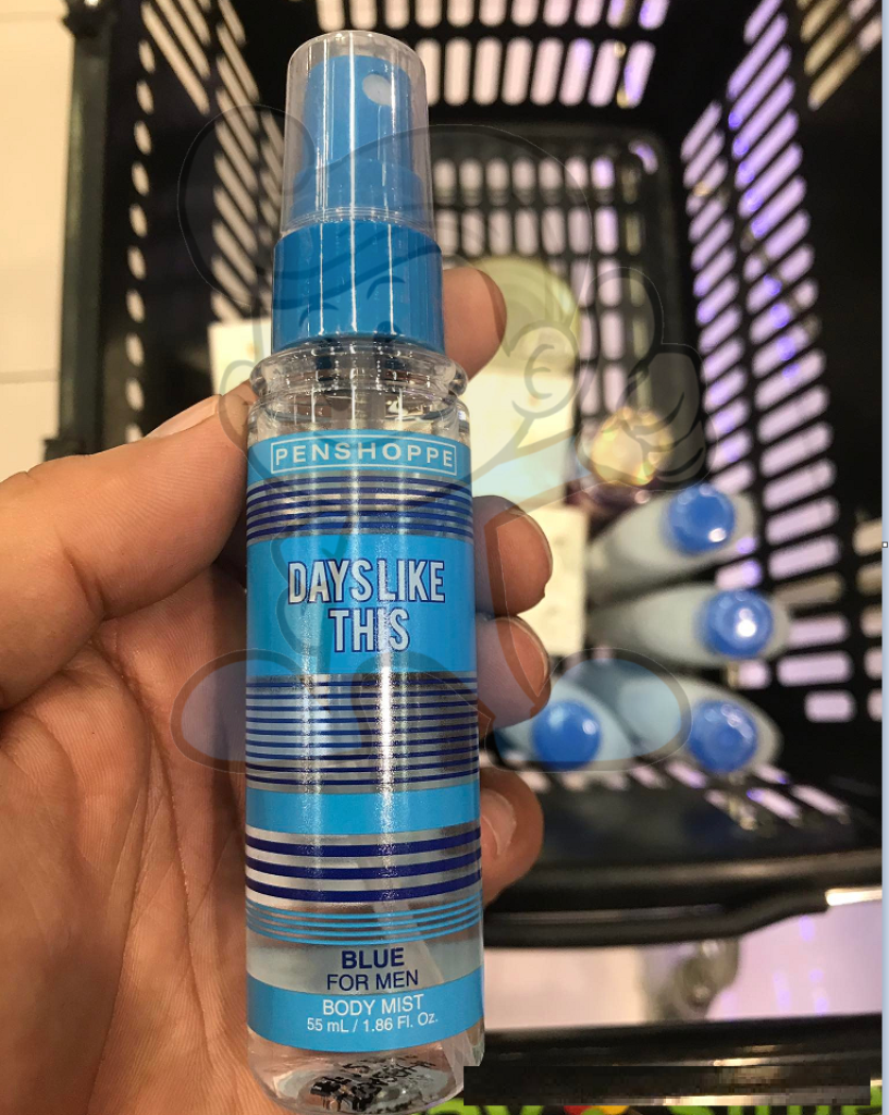 Penshoppe Days Like This Blue Body Mist For Men (6 X 55Ml) Beauty