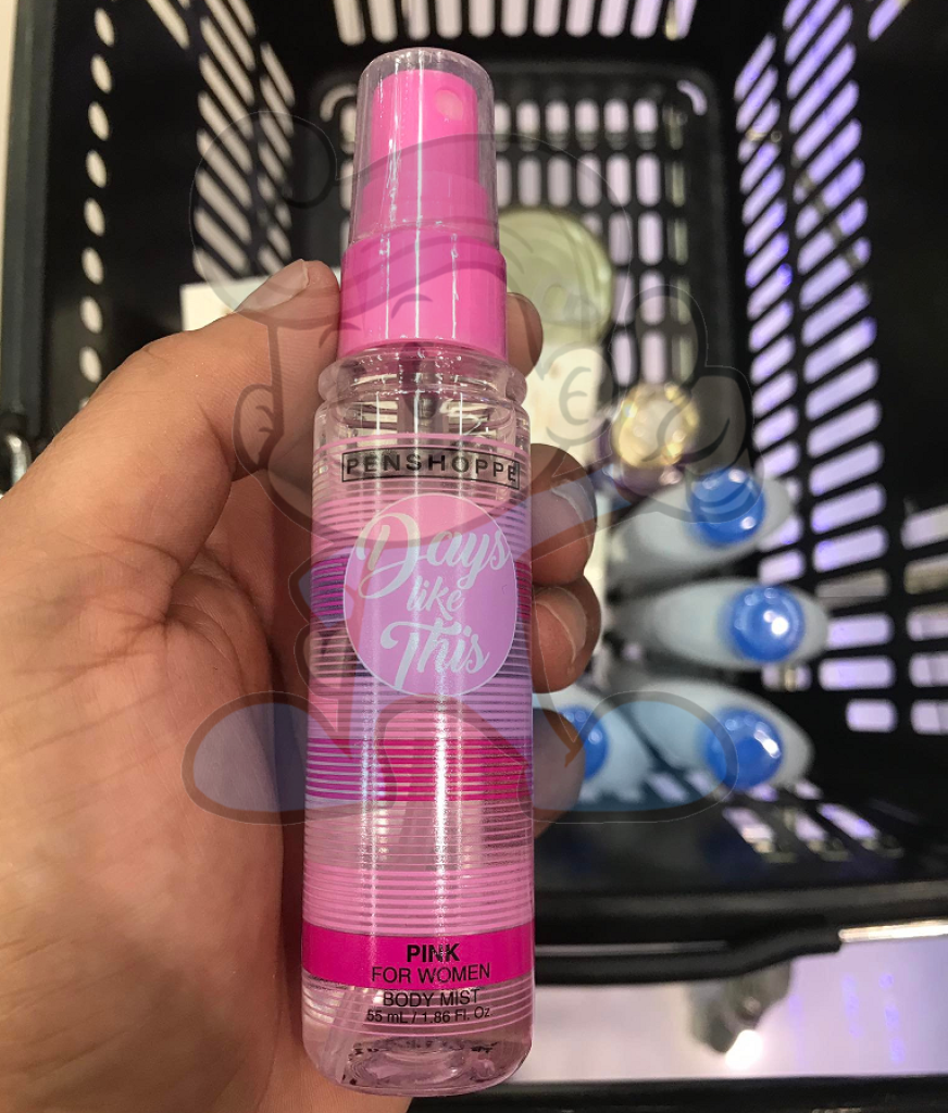 Penshoppe Days Like This Pink Body Mist For Women (6 X 55Ml) Beauty