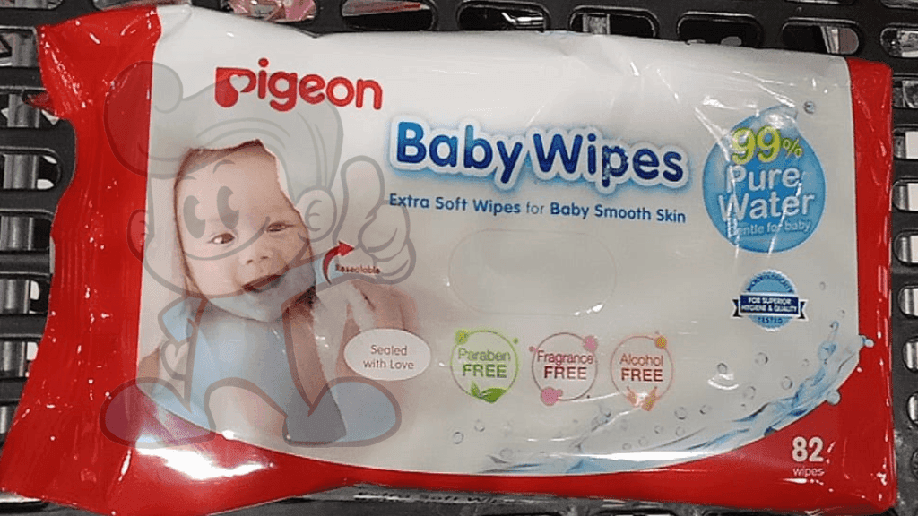 Pigeon Resealable Baby Wipes (2 X 82S) Mother &