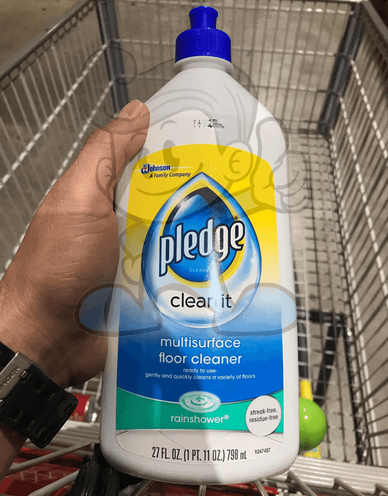 Pledge Multisurface Floor Cleaner Rainshower Scent Gently And Quickly Clean Your Floors 27 Fl Oz