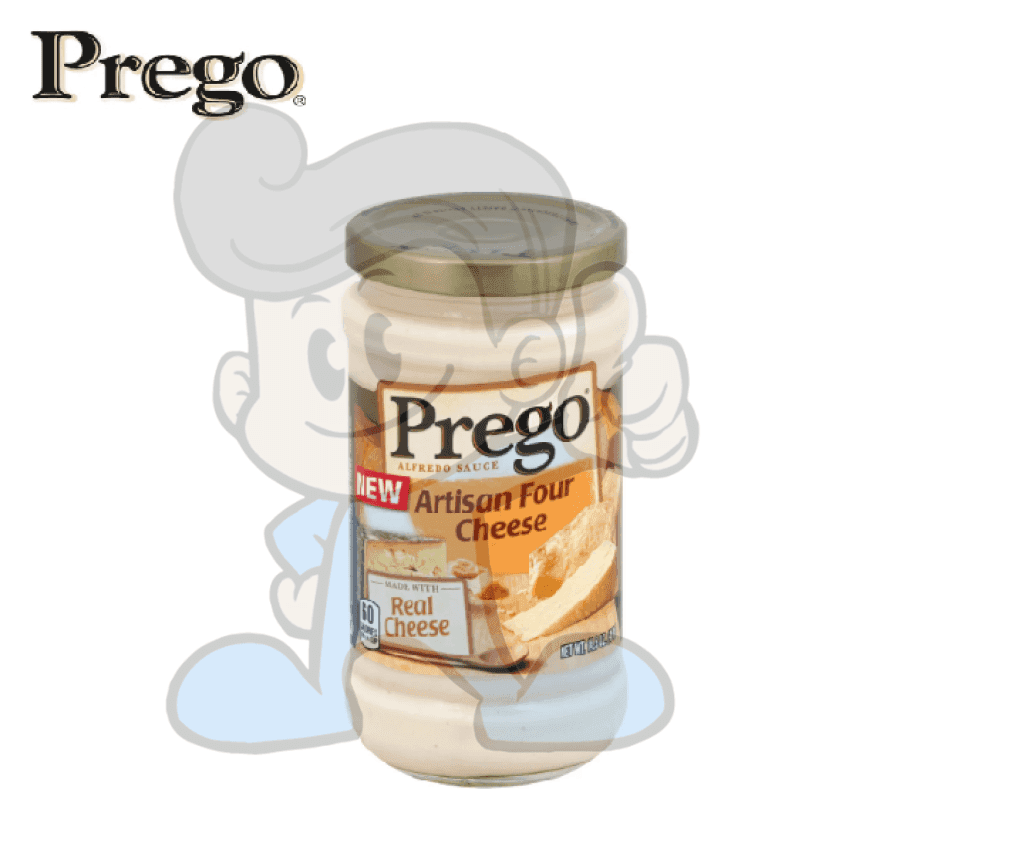 Prego Alfredo Sauce Artisan Four Cheese 14.5 Oz Groceries