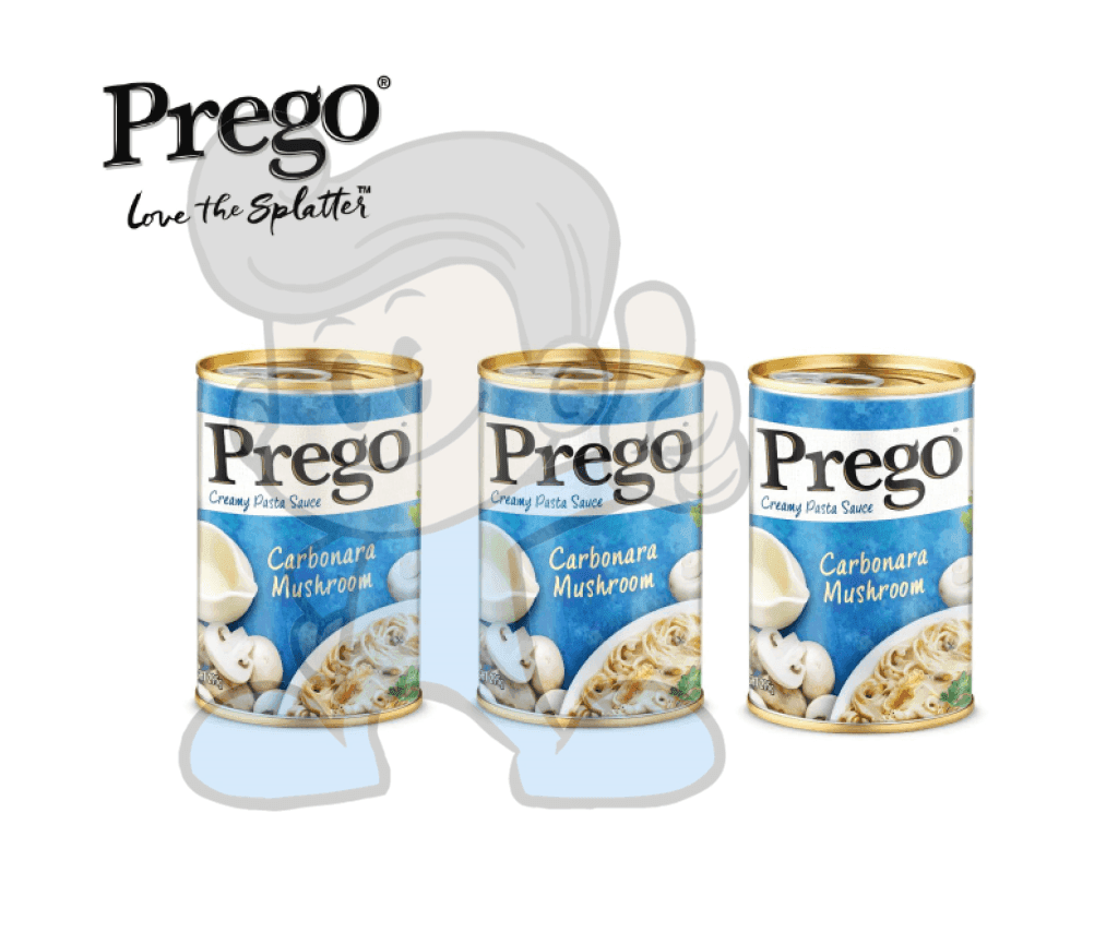 Prego Carbonara Mushroom Pasta Sauce (3 X 295G) Groceries