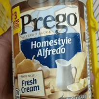 Prego Homestyle Alfredo Sauce Made With Fresh Cream 14.5 Oz Groceries