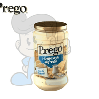 Prego Homestyle Alfredo Sauce Made With Fresh Cream 14.5 Oz Groceries