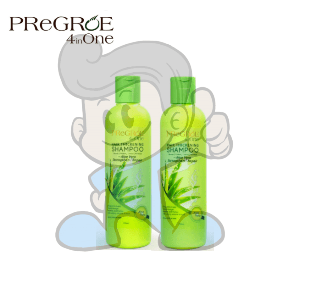 Pregroe 4 In One Hair Thickening Shampoo (2 X 250 Ml) Beauty