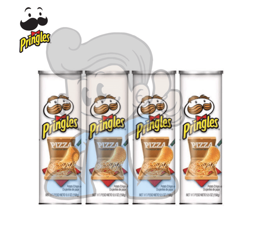 Pringles Potato Crisps Pizza (4 X 5.5 Oz) Groceries