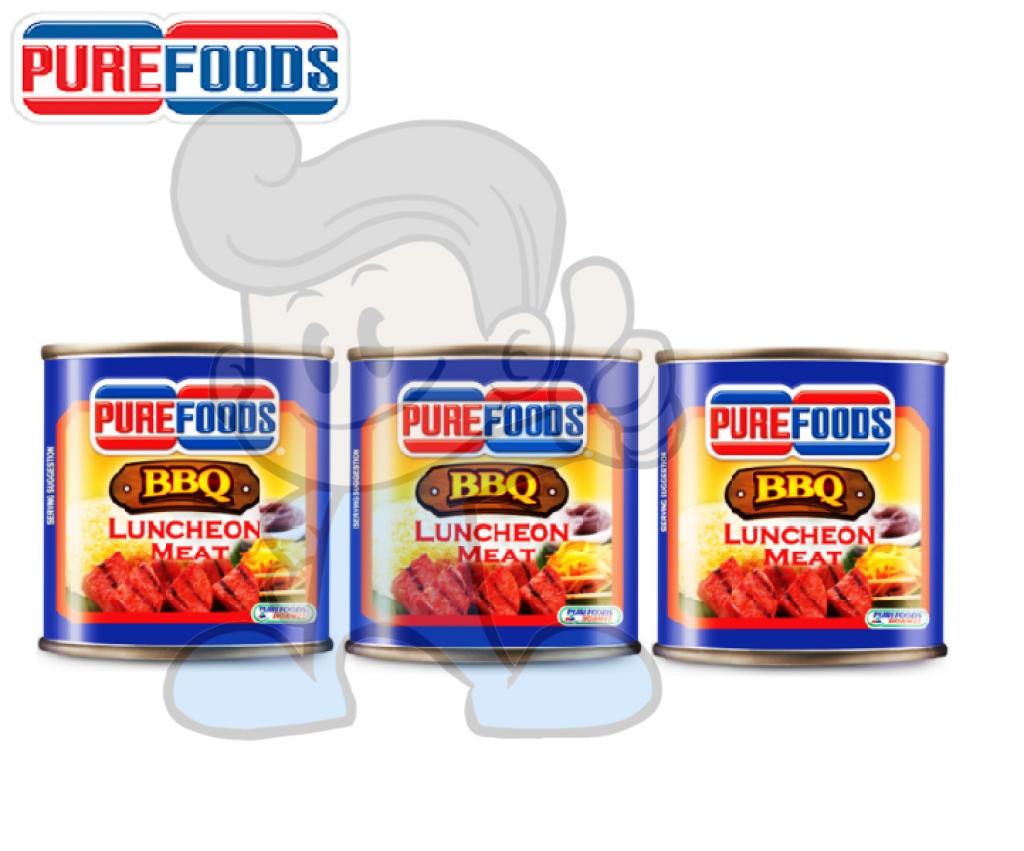 Purefoods Barbecue Luncheon Meat (3 X 215 G) Groceries