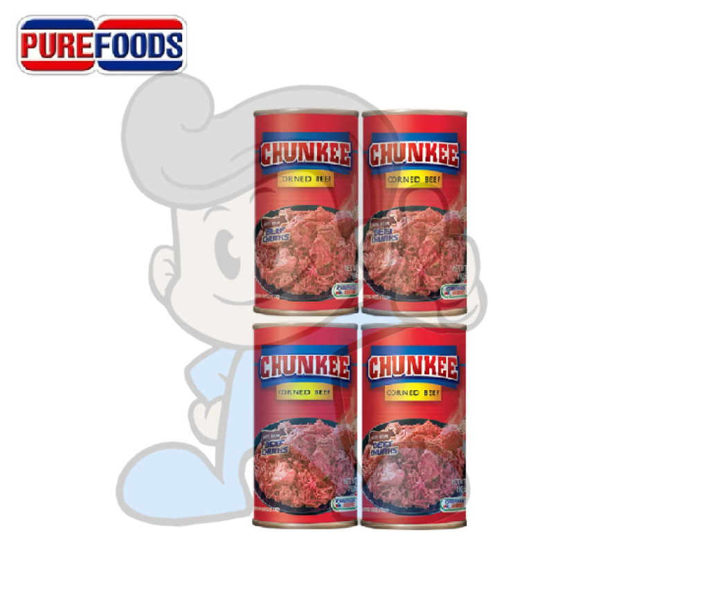 Purefoods Chunkee Corned Beef With Real Chunks (4 X 190 G) Groceries