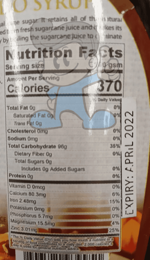Rawbrown Organic Muscovado Syrup 500G Groceries