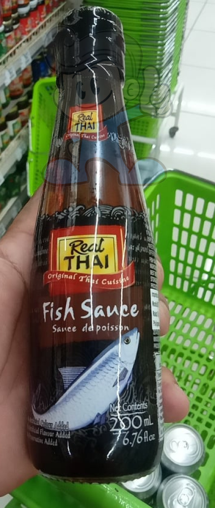 Real Thai Original Cuisine Fish Sauce (4 X 200Ml) Groceries