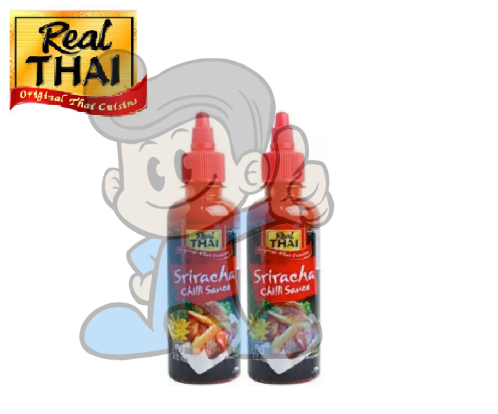 Real Thai Sriracha Chilli Sauce (2 X 240 Ml) Groceries