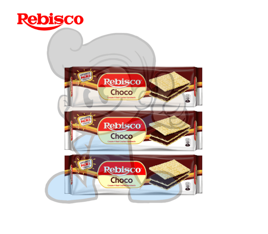 Rebisco Choco Cream-Filled Cracker Sandwich (3 X 320 G) Groceries