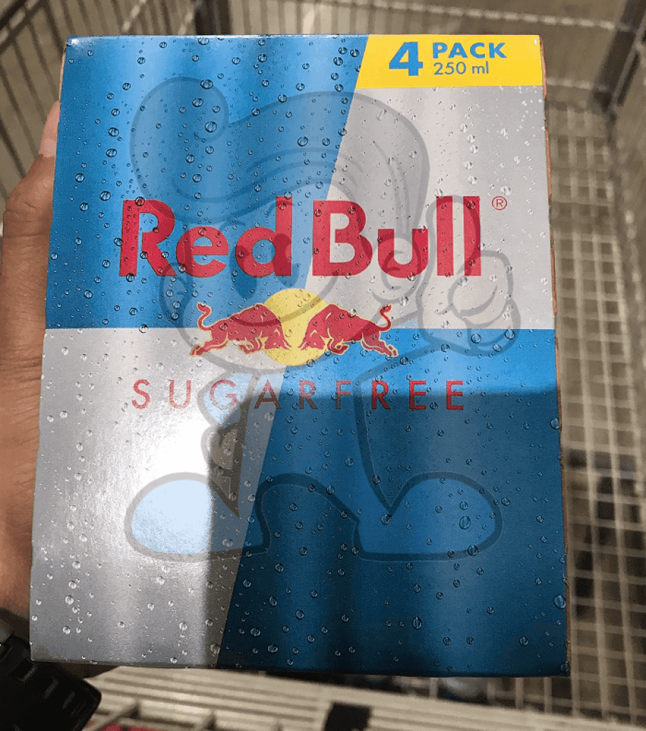 Red Bull Energy Drink Sugar Free (4 X 250Ml) Groceries