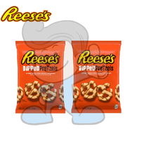 Reeses Dipped Pretzels Milk Chocolate Peanut Butter Snack (2 X 120 G) Groceries