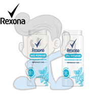 Rexona 3-In-1 Deo Powder Peppermint Cool (2 X 80G) Beauty