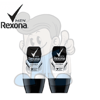 Rexona Men Motionsense Invisible Dry Black+White Roll-On (2 X 50Ml) Beauty