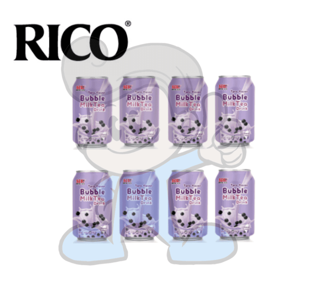 Rico Bubble Milk Tea Drink Taro Flavor (8 X 350G) Groceries