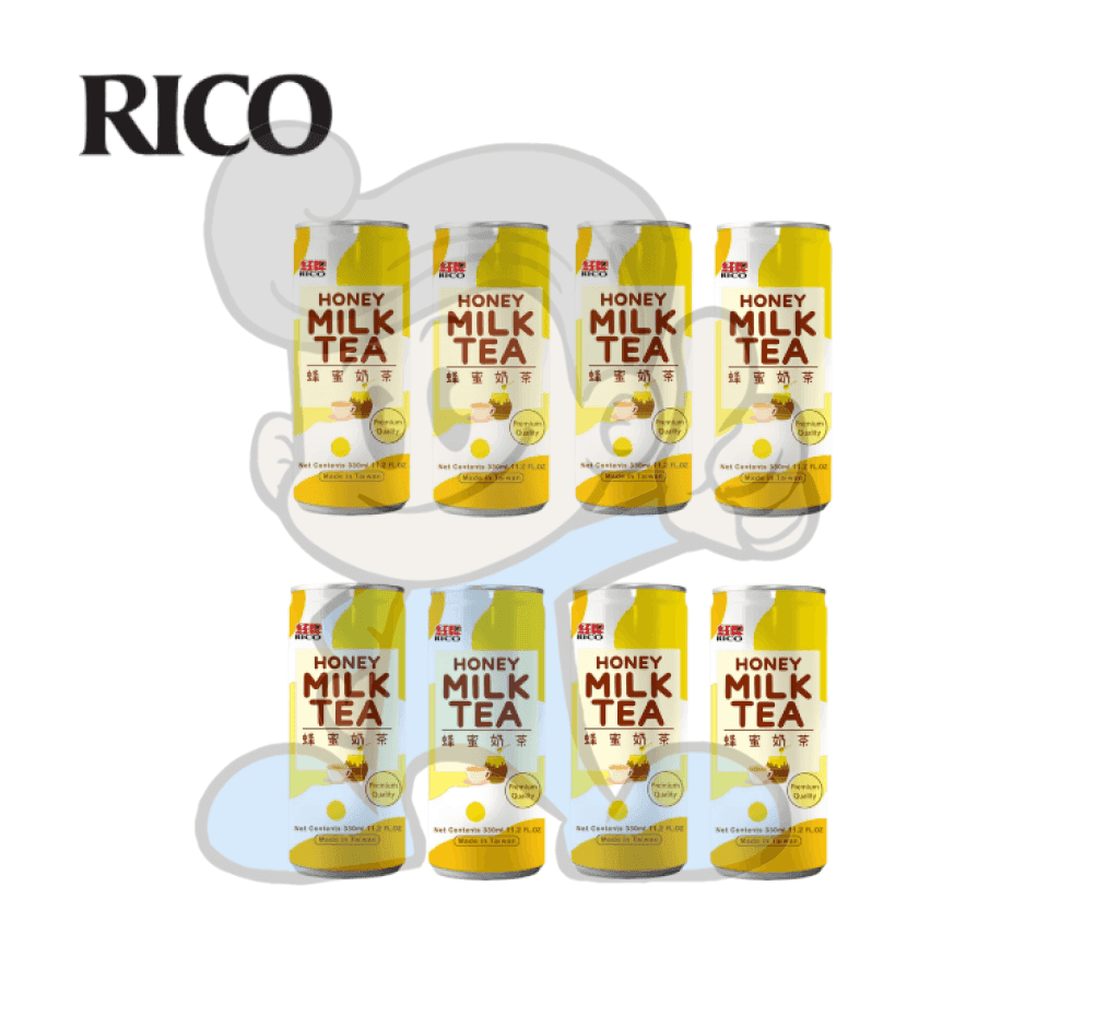 Rico Honey Milk Tea Drink (8 X 320Ml) Groceries