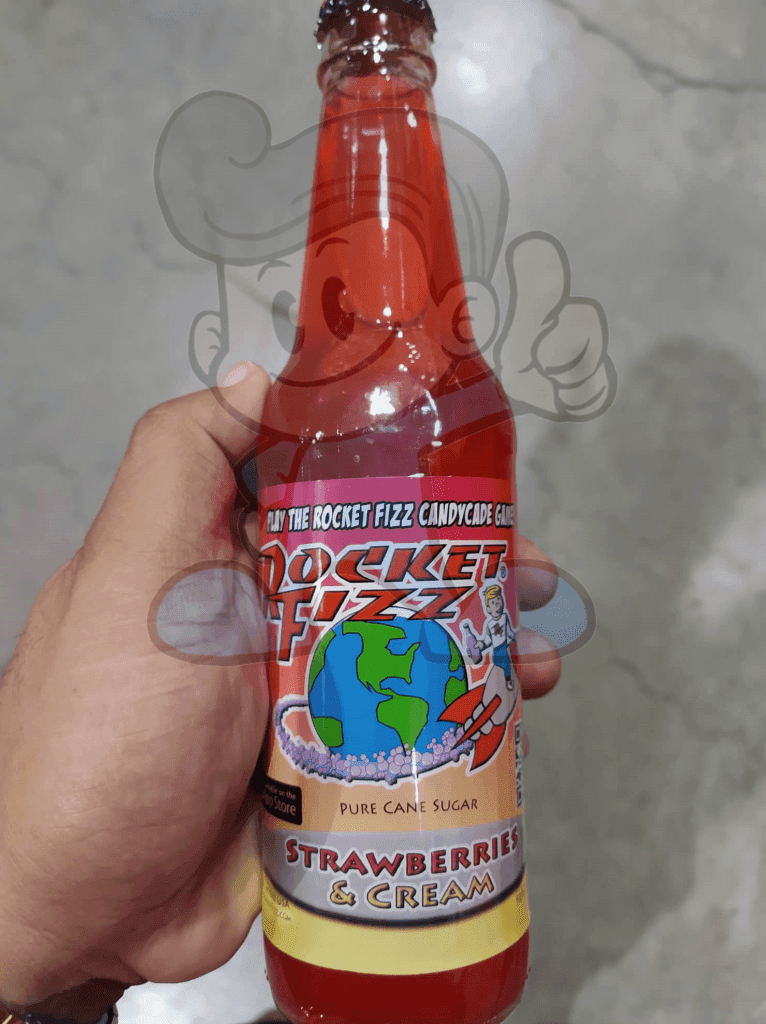 Rocket Fizz Strawberry And Cream Soda (3 X 355 Ml) Groceries