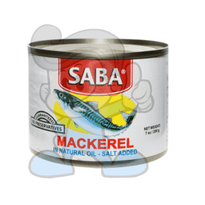 Saba Mackarel Ln Natural Oil (8 X 200G) Groceries