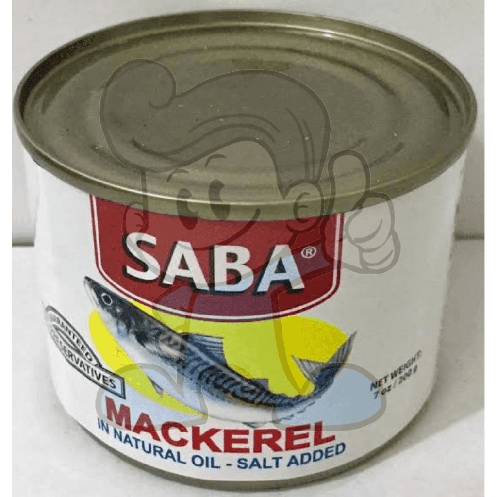 Saba Mackarel Ln Natural Oil (8 X 200G) Groceries