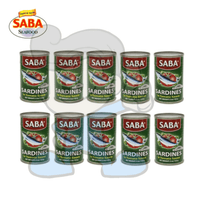 Saba Sardines In Tomato Sauce (10 X 155G) Groceries