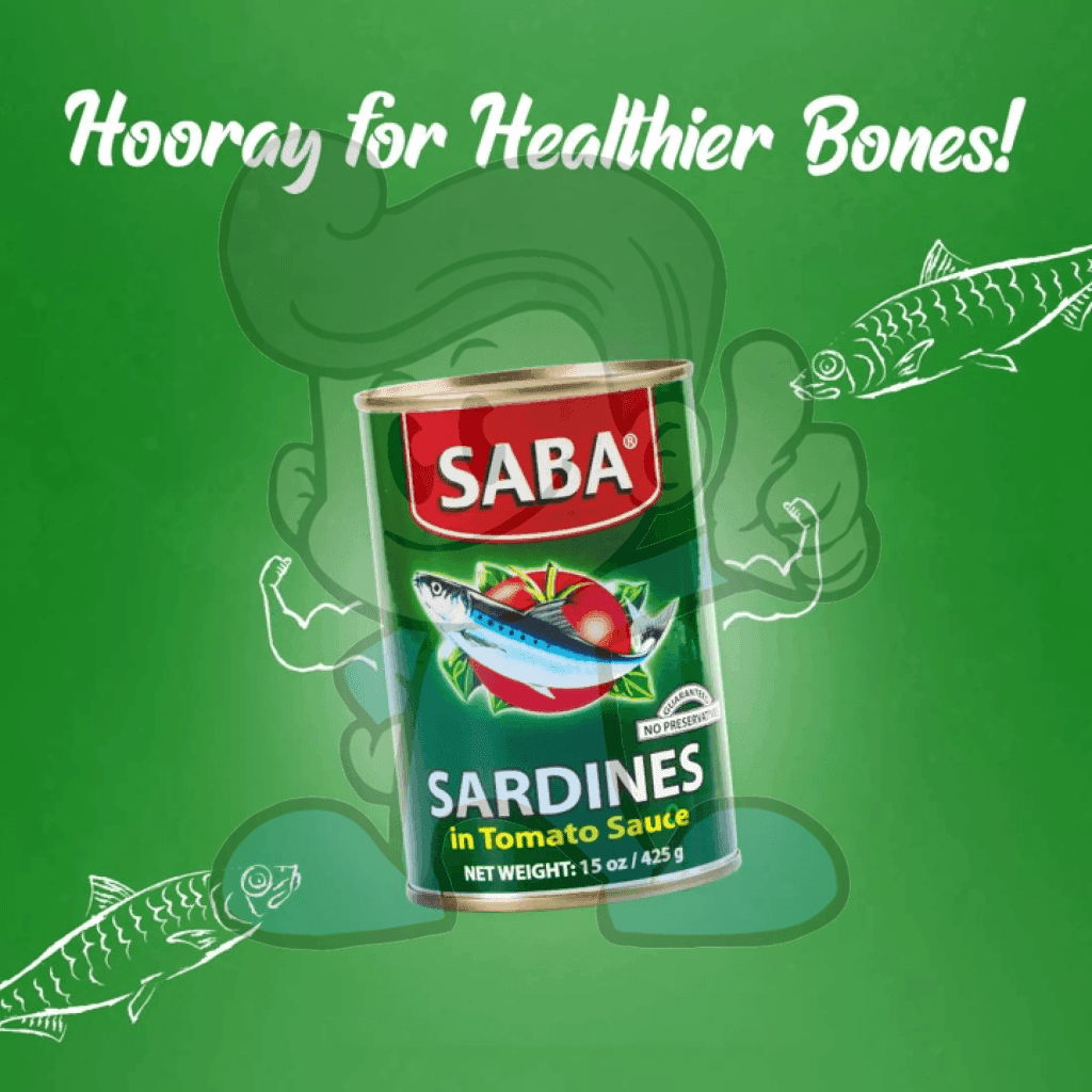 Saba Sardines In Tomato Sauce (10 X 155G) Groceries