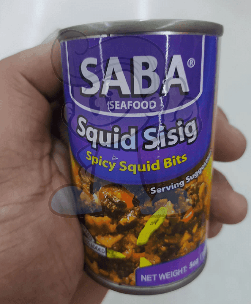 Saba Spicy Squid Bits Sisig (4 X 155G) Groceries