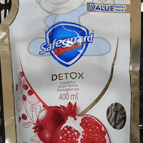 Safeguard Detox Foaming Body Wash Pomegranate 400Ml Beauty