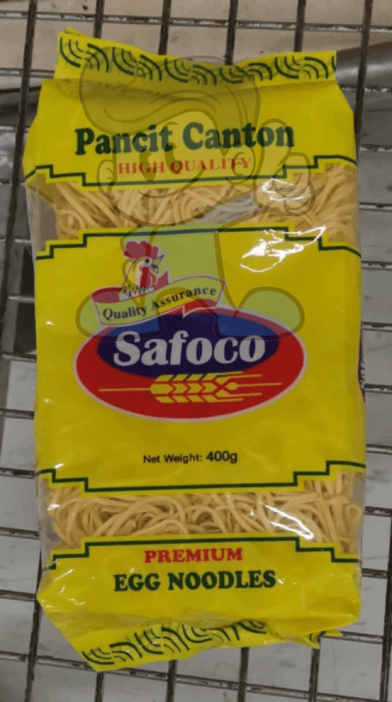 Safoco High Quality Pancit Canton Premium Egg Noodles (2 X 400 G) Groceries