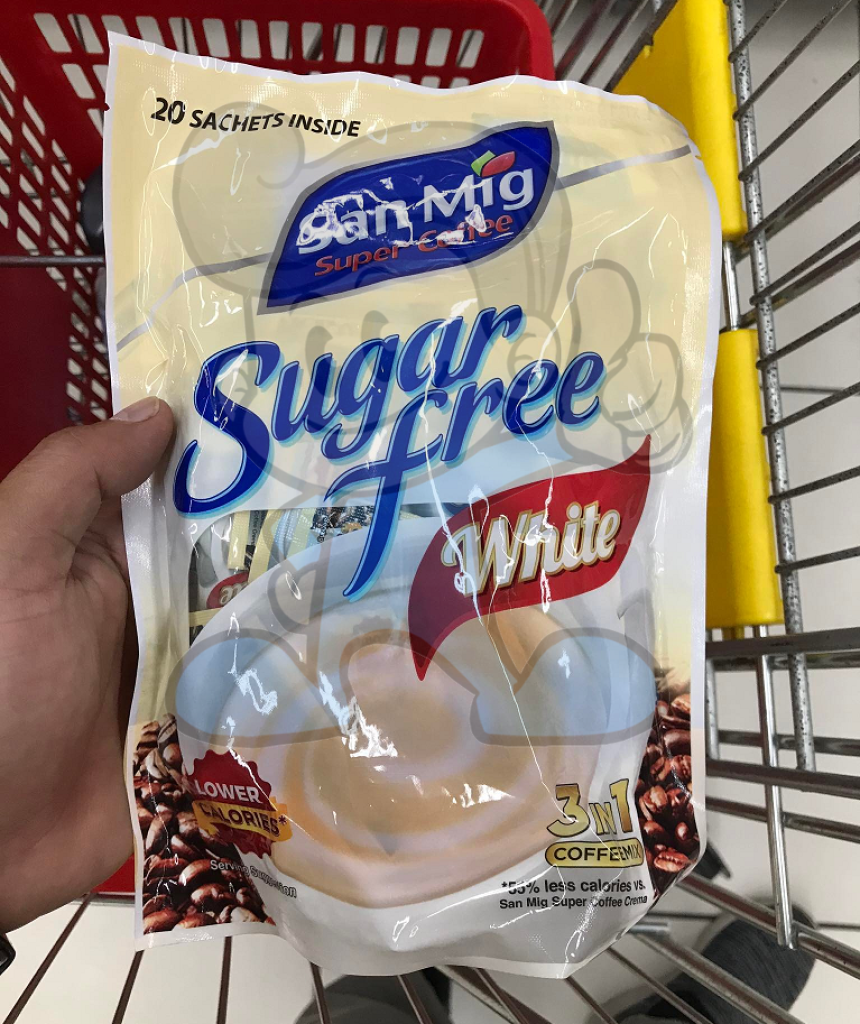 San Mig Super Coffee Sugar Free White (2 X 180G) Groceries