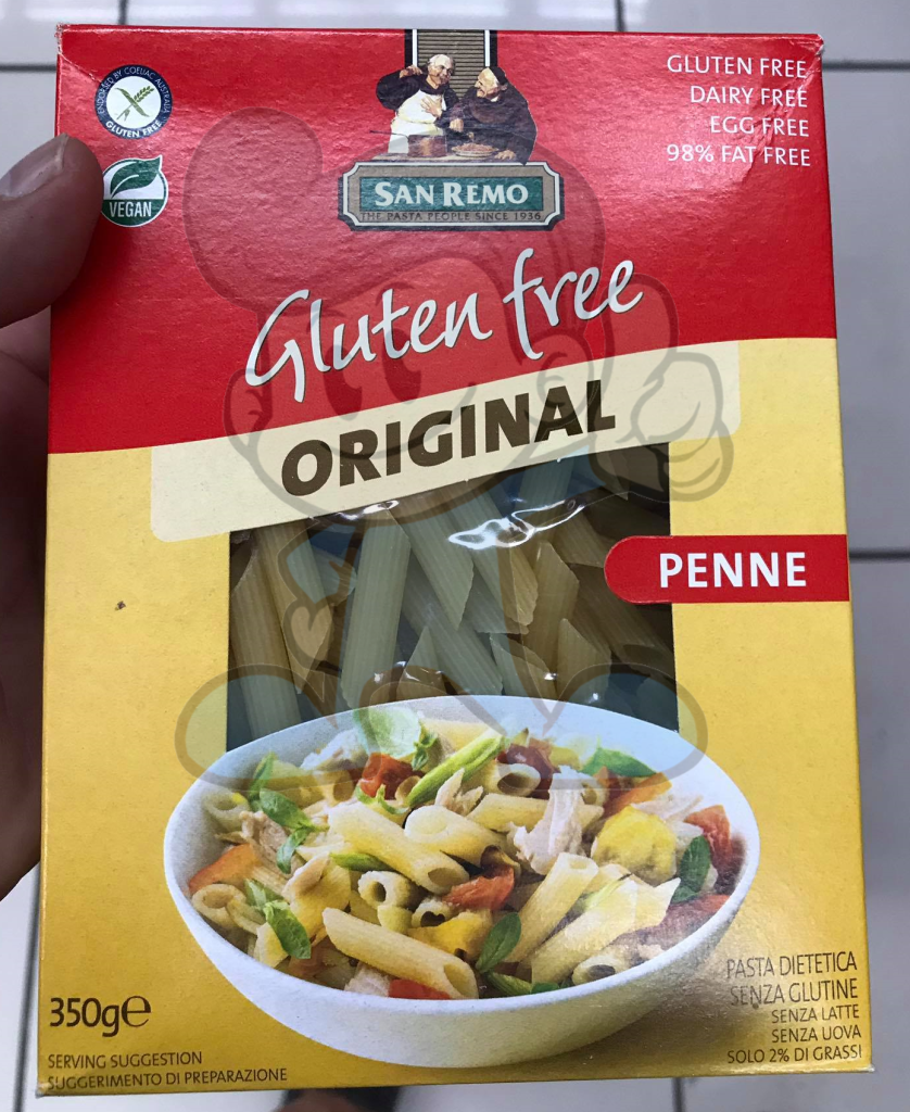 San Remo Gluten Free Original Penne (2 X 350 G) Groceries