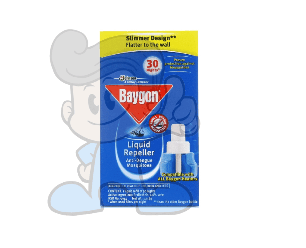 Scj Baygon Liquid Mosquito Repeller Refill (2 X 19.8G) Beauty