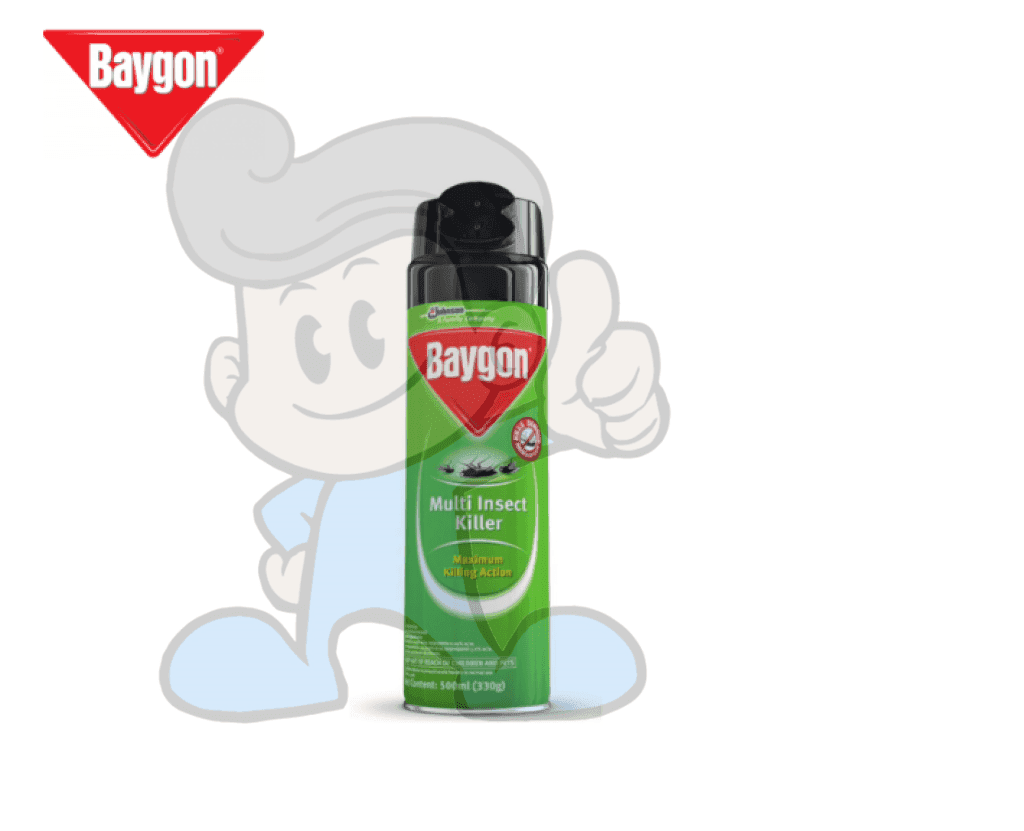 Scj Baygon Multi-Insect Killer Aerosol 500Ml Household Supplies