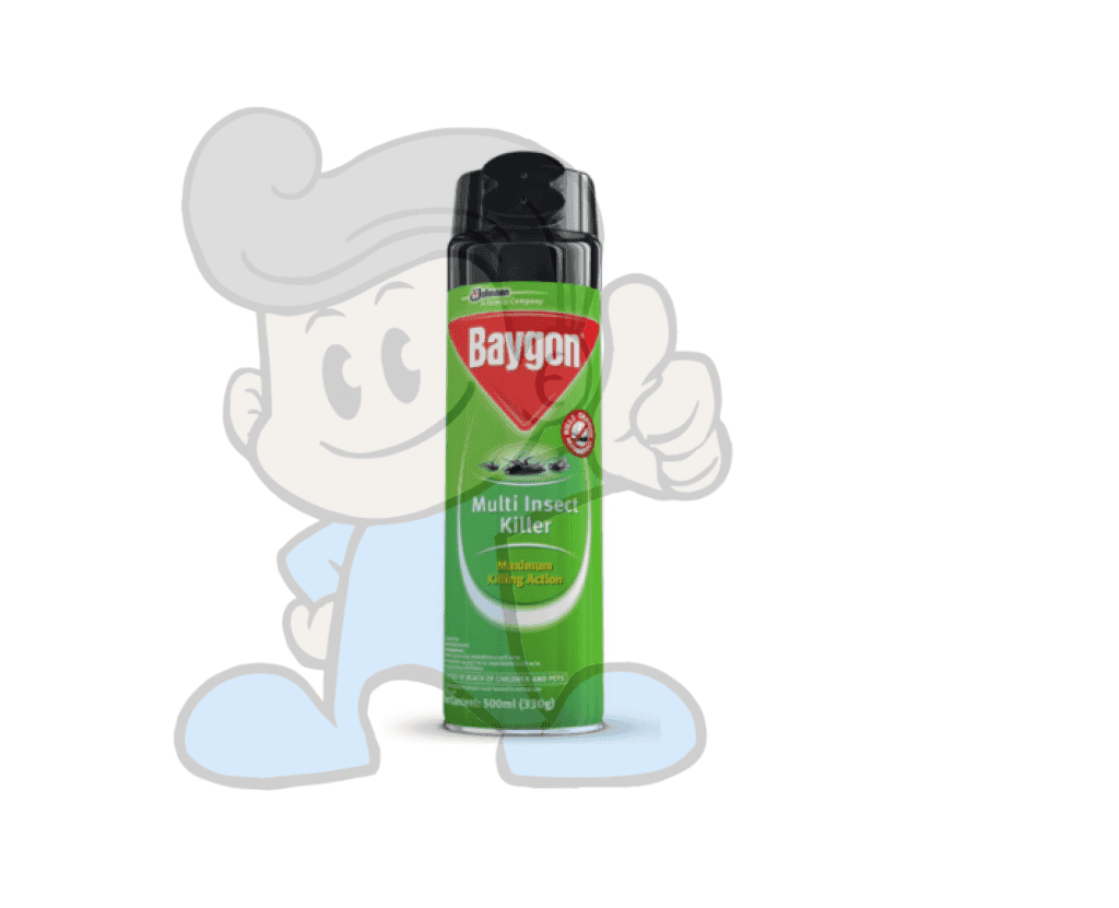 Scj Baygon Multi-Insect Killer Aerosol 500Ml Household Supplies