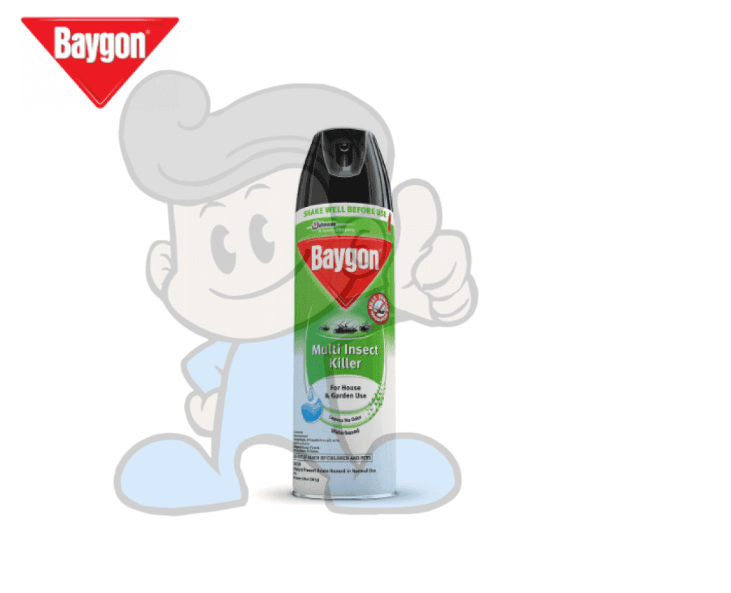 Scj Baygon Multi-Insect Killer Water Based Aerosol 500Ml Household Supplies