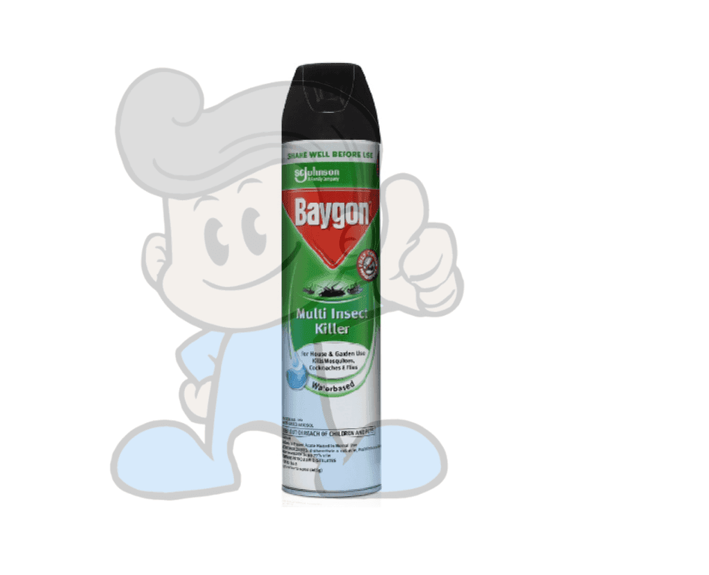 Scj Baygon Multi-Insect Killer Water Based Aerosol 600Ml Household Supplies