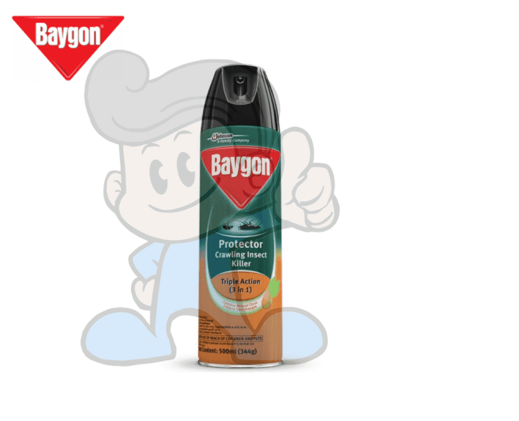 Scj Baygon Protector Crawling Insect Killer 500 Ml Household Supplies