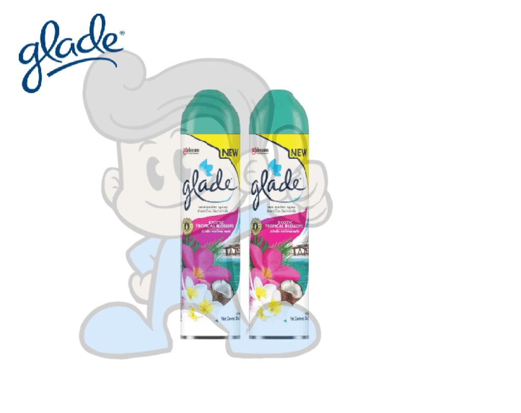 Scj Glade Air Freshener Exotic Tropical Blossoms (2 X 320 Ml) Household Supplies