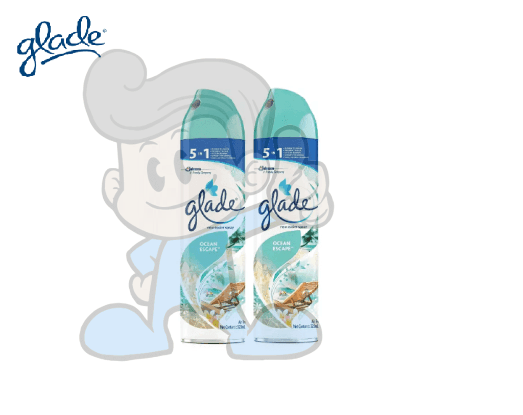 Scj Glade Air Freshener Ocean Escape (2 X 320 Ml) Household Supplies