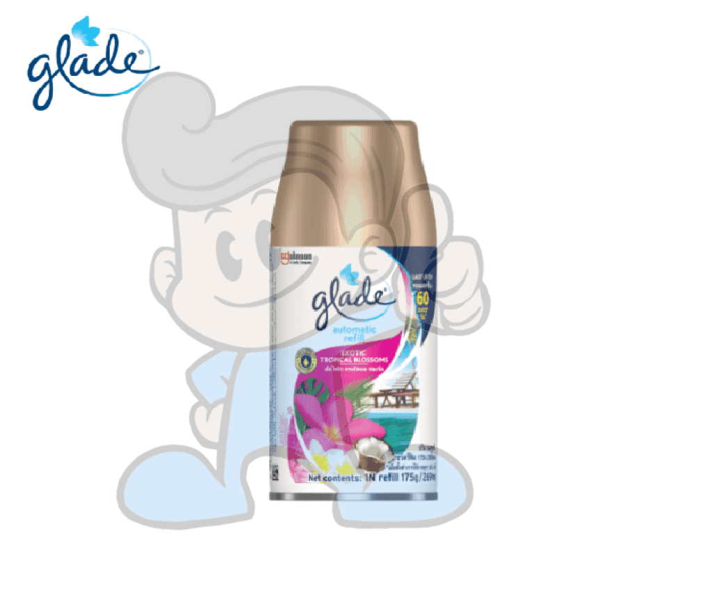 Scj Glade Automatic Spray Tropical Blossom Refill 175G Household Supplies