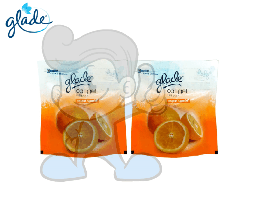 Scj Glade Car Gel Orange Squeeze Refill (2 X 60 G) Motors