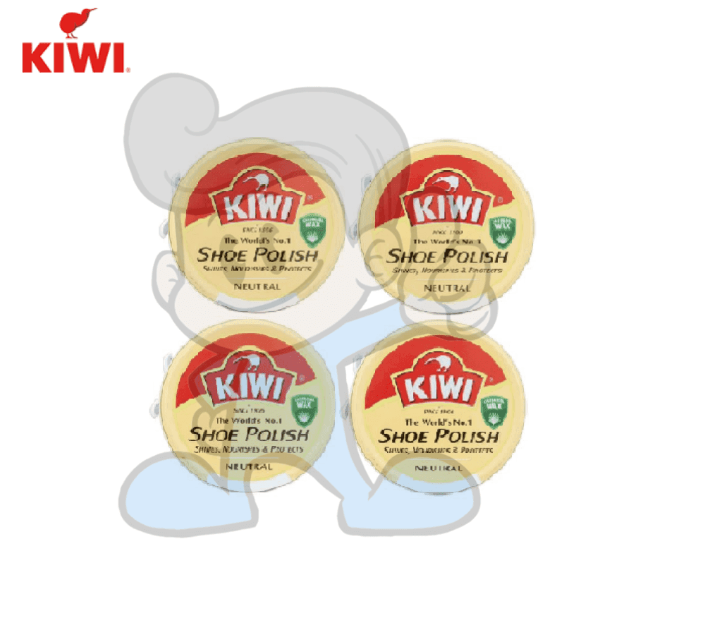 Scj Kiwi Shoe Paste Neutral (4 X 17.5 Ml) Mens Shoes And Clothing