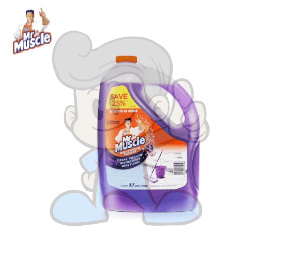 Scj Mr Muscle All Purpose Cleaner Lavender 3.7L Household Supplies