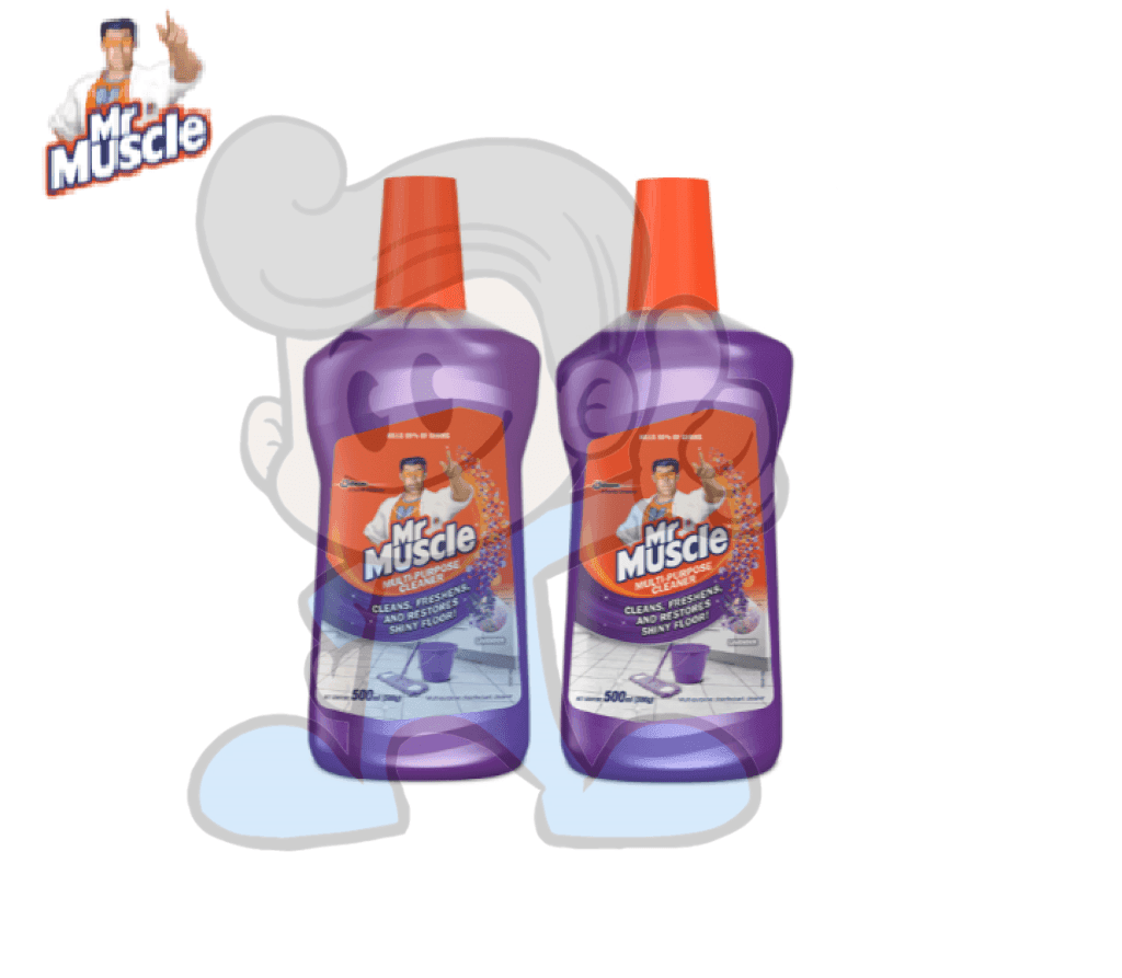 Scj Mr Muscle All Purpose Cleaner Wild Lavender (2 X 500 Ml) Household Supplies